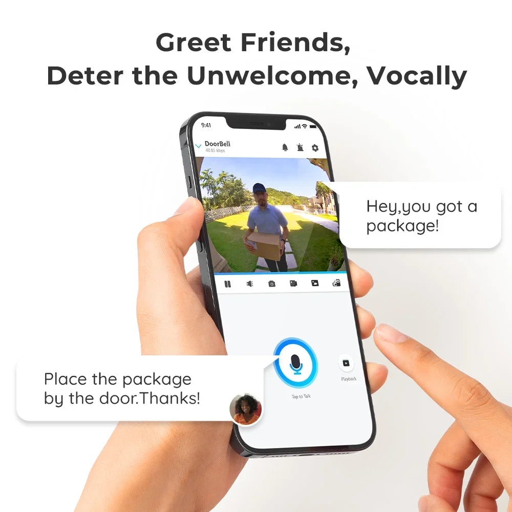 Reolink 2K 5MP Video Doorbell Camera 5G Wifi Security Home Doorbell Chime, Person &Package Detection