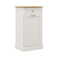 Tilt Out Trash Bin Cabinet 13 Gallon Pet Proof Trash Can Holder Kitchen Island Without Garbage Bin or Tilt Out Laundry Hamper,Hidden Trash can Cabinet Pull Out