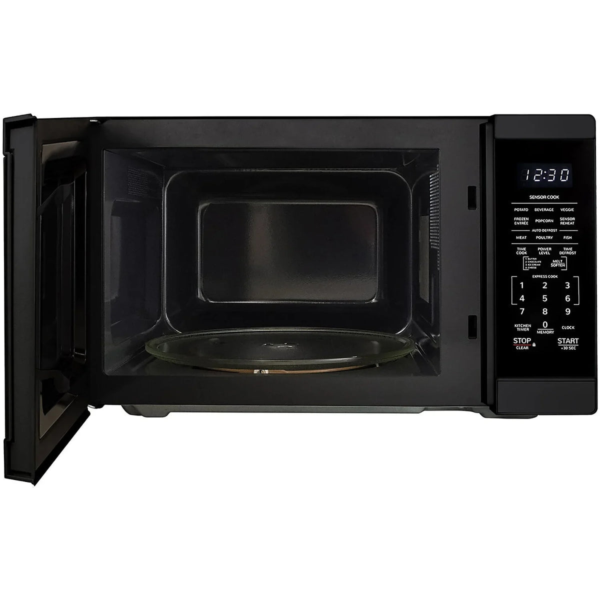 Sharp 1.4 cu ft Countertop Microwave Oven in Black