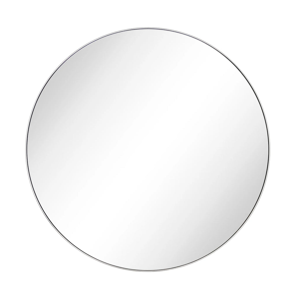 TEHOME Myriel Surface Mount Framed Round Medicine Cabinet with Mirror 24" x 24" - Black