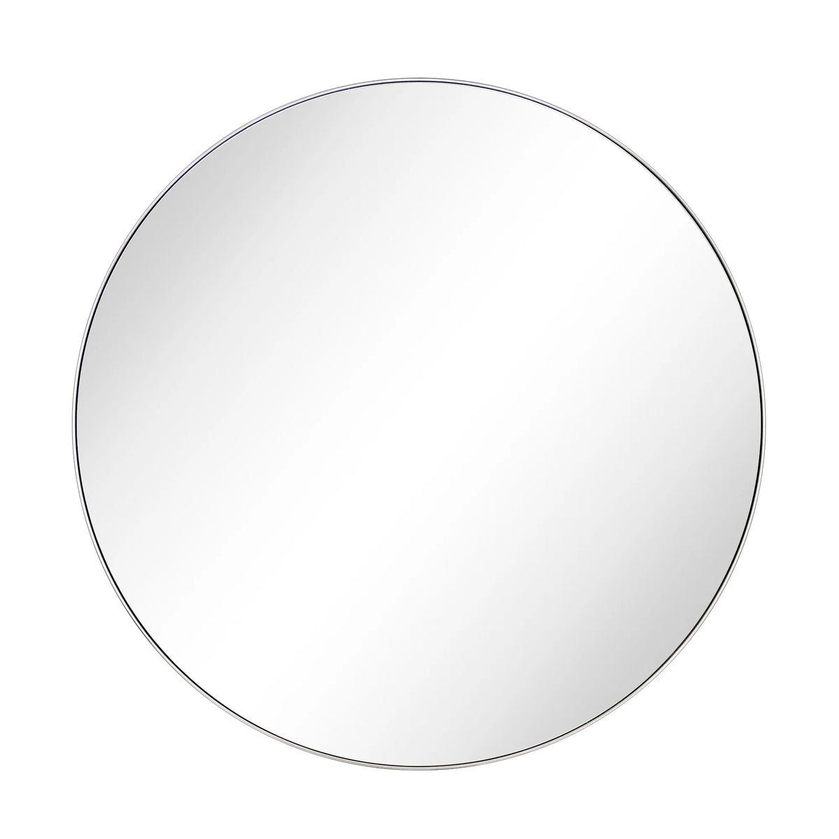 TEHOME Myriel Surface Mount Framed Round Medicine Cabinet with Mirror 24" x 24" - Black