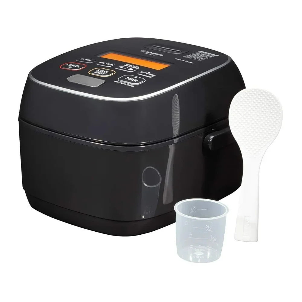 Zojirushi NW-JEC10BA 5.5-Cup Capacity Pressure Induction Heating Rice Cooker and Warmer (Black)