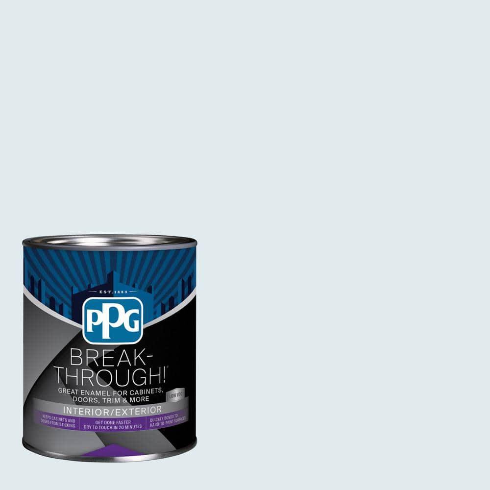 1 qt. PPG1155-1 Summer Shower Satin Door, Trim & Cabinet Paint