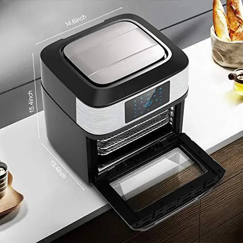 20-Quart 10-in-1 Air Fryer Toaster Oven – 1800W Convection Oven with Rotisserie, Dehydrator, ETL Certified
