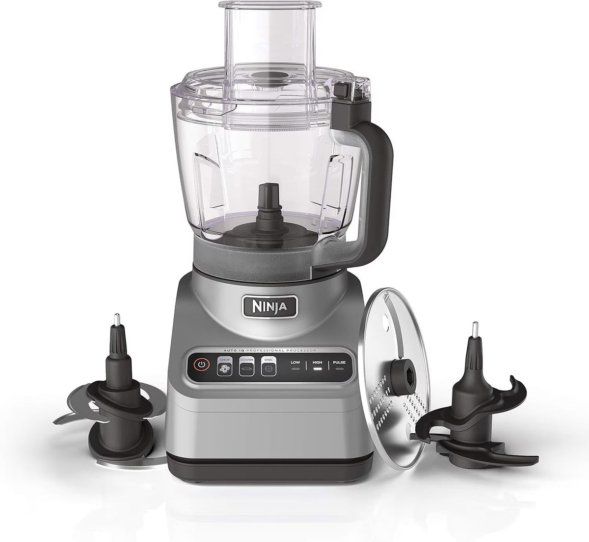 Restored Ninja Professional Plus Refurbished 9 Cup Food Processor, Silver (Refurbished)