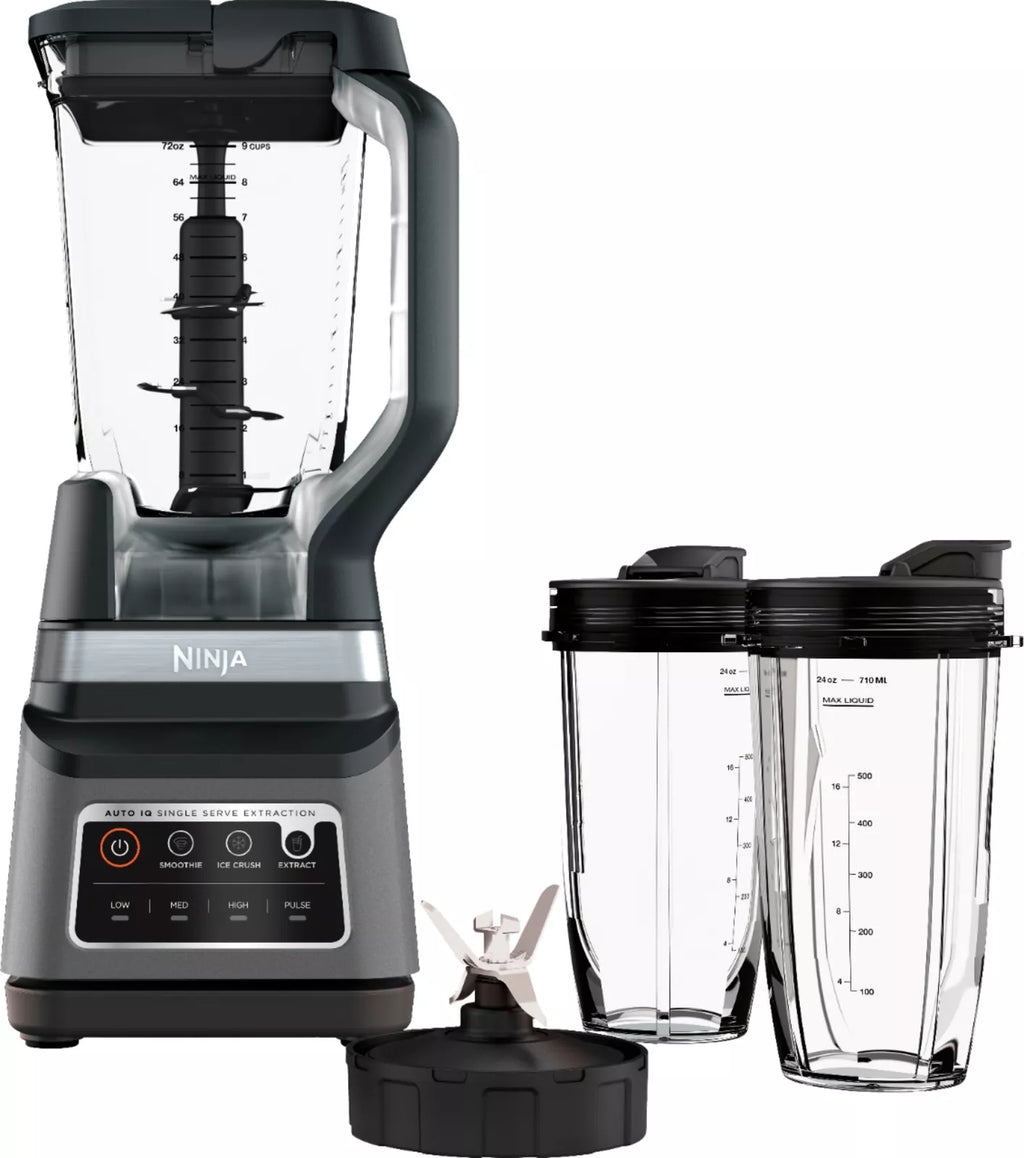 Ninja0 - Professional Plus Blender DUO with Auto-IQ - Black/Stainless Steel