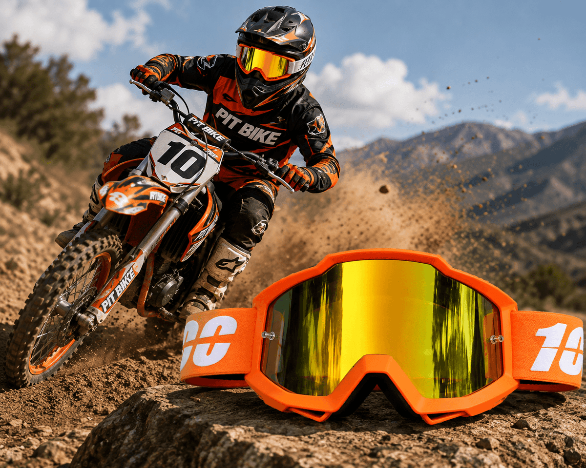 Pit Bike Motocross Goggles ATV Racing Glasses MTB Off-Road Windproof Protective Sunglasses