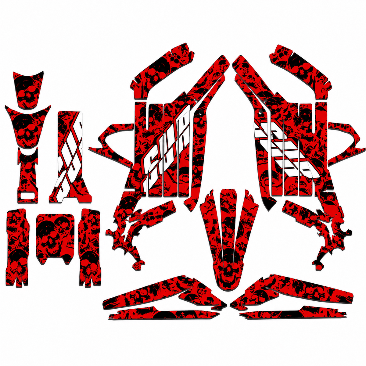 Sur-Ron Light Bee X 2023-2024 Graphic Kit Fairing Decals Team Style Electric Bike Stickers