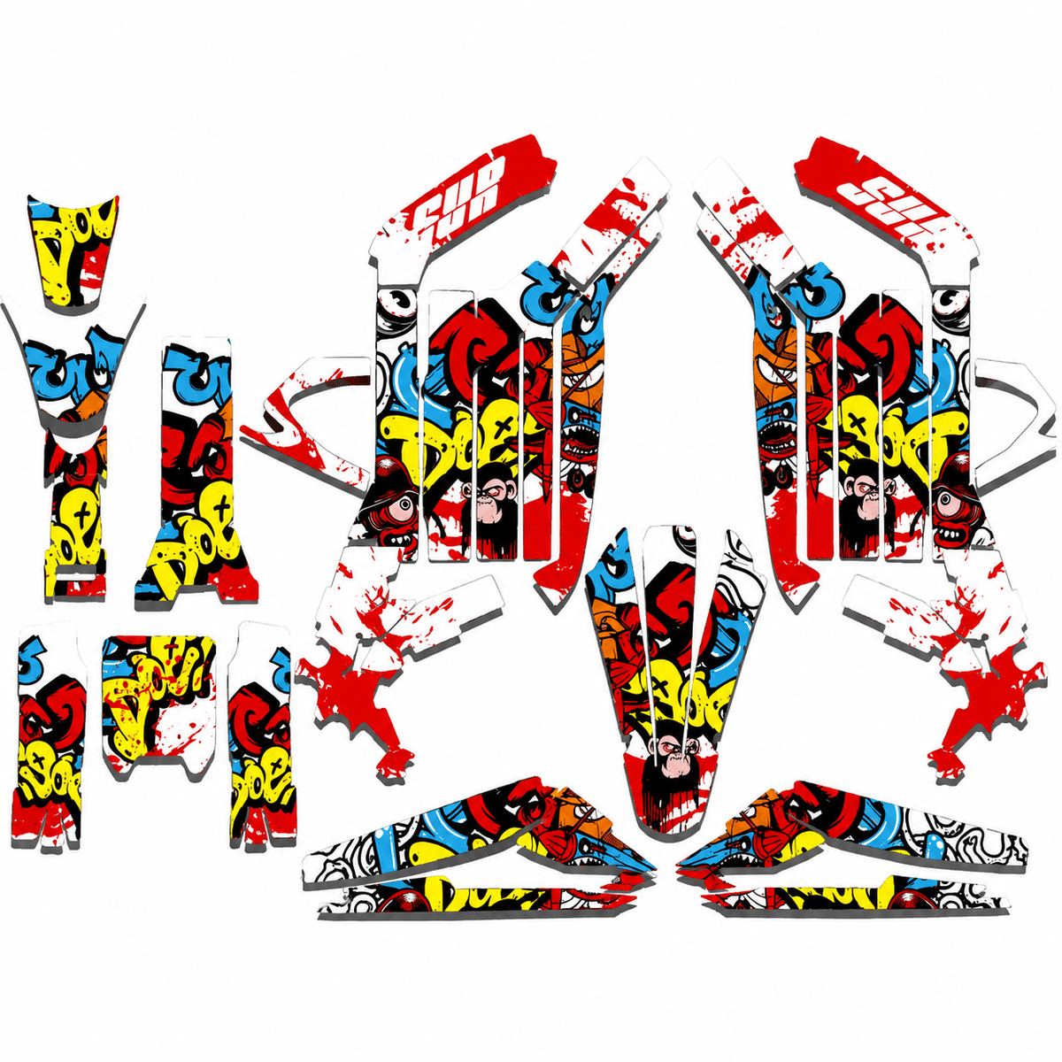 Sur-Ron Light Bee X 2023-2024 Graphic Kit Fairing Decals Team Style Electric Bike Stickers